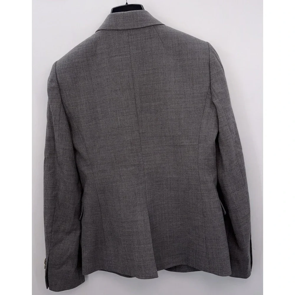J. CREW Blazer Jacket Schoolboy Gray Wool Preppy Academia‎ 0 Stretch